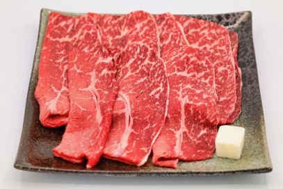 内もも肉100ｇ、2,200円